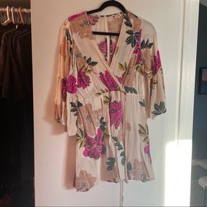 Billabong boho floral print dress